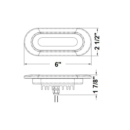 Scandvik Flush Mount Spreader Light - 10-30V - White [41343P]