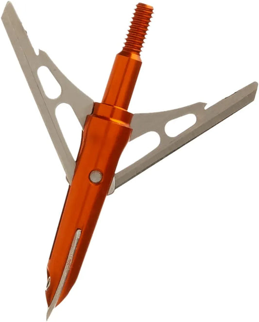 Rage Crossbow X, 2-Blade Archery Arrow Broadhead, 100 Grain with Shock Collar Technology