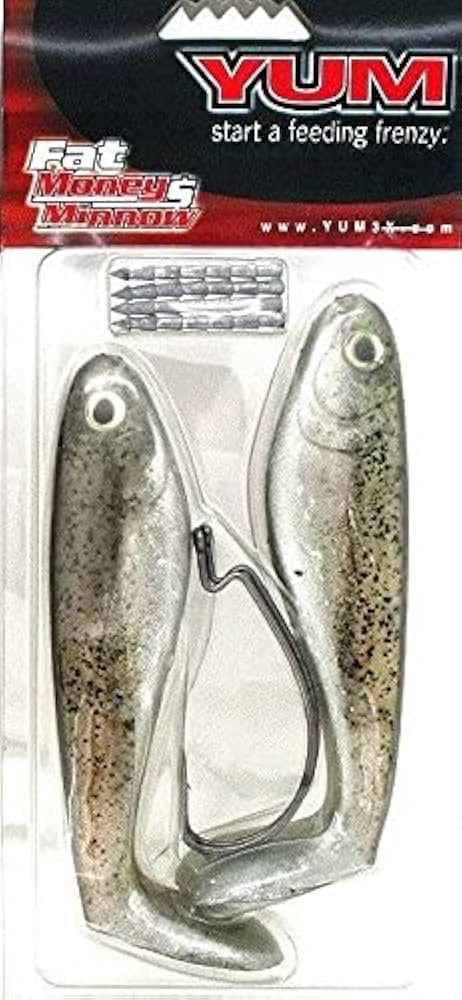 YUM Money Minnow Paddle Tail Swimbait 5"