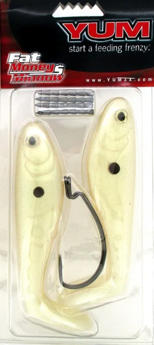 YUM Money Minnow Paddle Tail Swimbait 5"