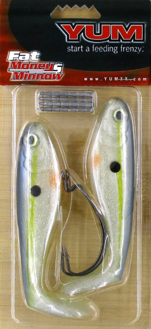 YUM Money Minnow Paddle Tail Swimbait 5"