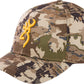 Browning Rimfire Cap Buckmark - Logo Auric Camo Velcro