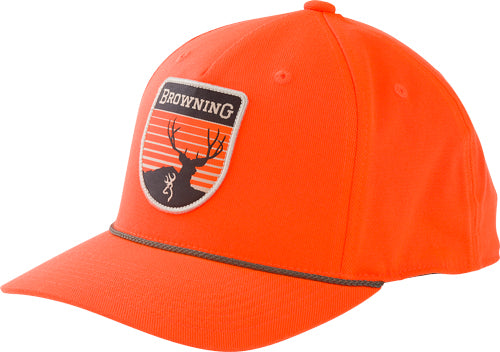 Browning Cap Pine Valley Blaze - Orange W/muley Patch Adj