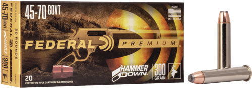 Federal Hammer Down 45-70 Gov - 300gr Jsp 20rd 10bx/cs