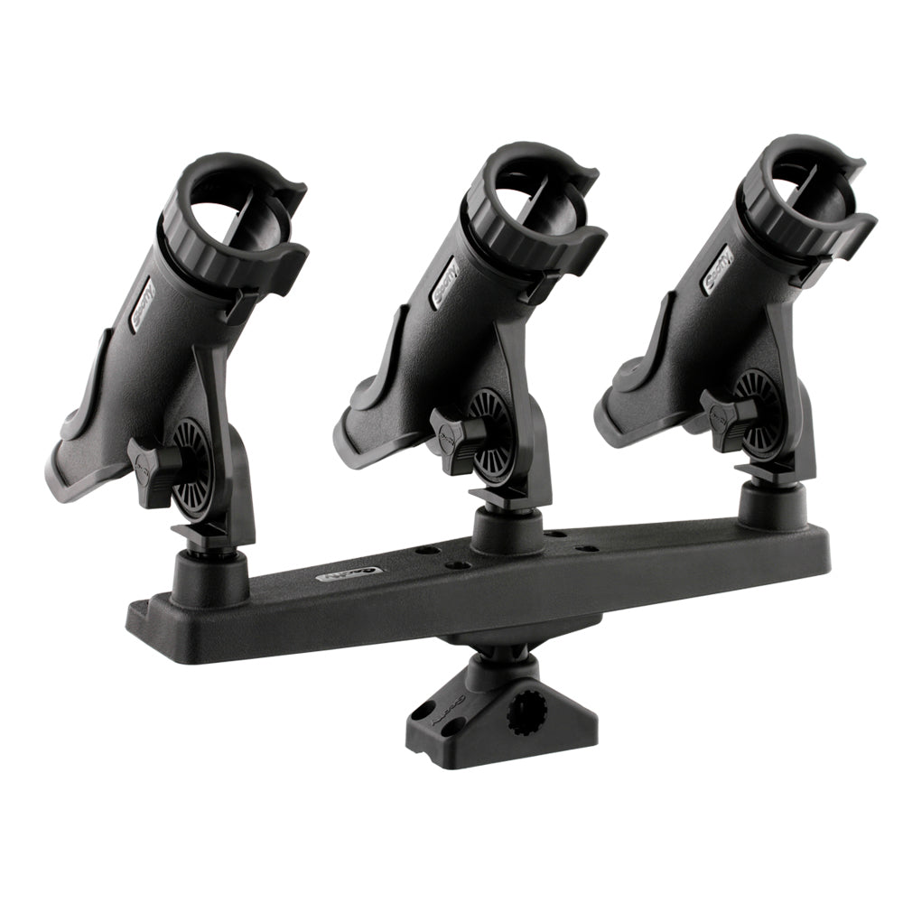 Scotty Triple Rod Holder w/3 230 Power Lock Rod Holders [256]