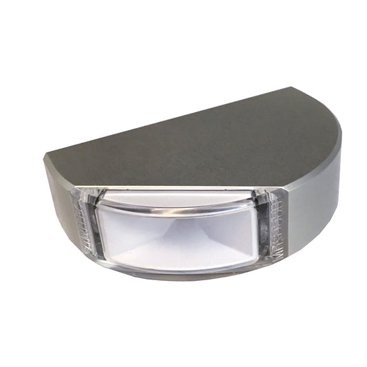 Lumitec Surface Mount Navigation Light - Classic Aluminum - Starboard Green [101578]