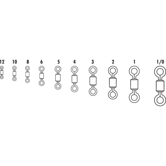 VMC SSRS Stainless Steel Rolling Swivel #2VP - 310lb Test *50-Pack [SSRS#2VP]