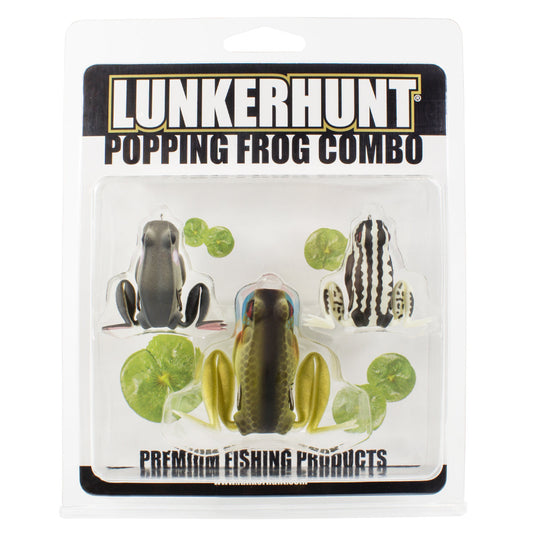 Lunkerhunt Popping Frog Combo Kit