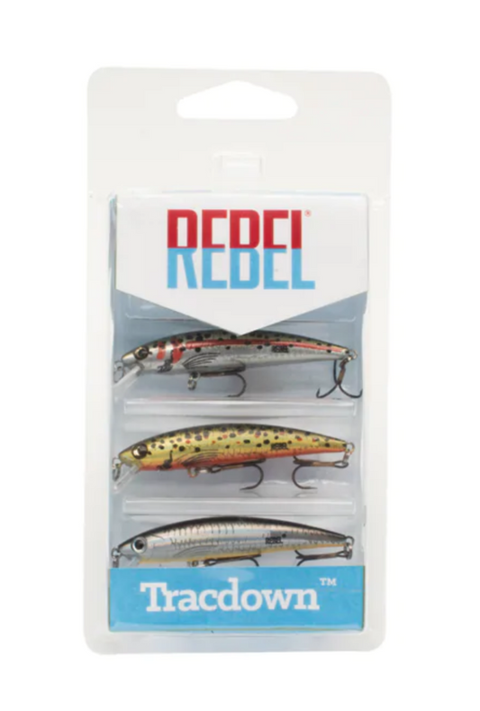 Rebel Tracdown Minnow 3 Pack