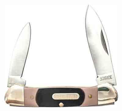 Old Timer Knife Minuteman - 2-blade 2" Stainless Delrin