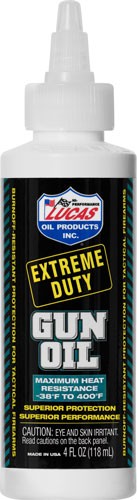 Lucas Oil 4 Oz Extreme Duty - Gun Oil Liquid