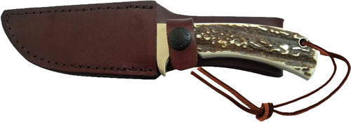 Uncle Henry Knife Staglon 4" - Caper W-leather Sheath