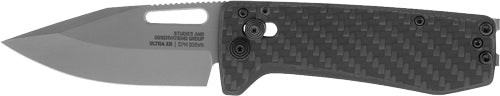 Sog Knife Ultra Xr Carbon - Fiber 2.8" Pln Edge Graphite