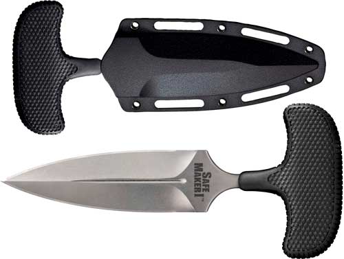 Cold Steel Safe Maker I 4.5" T - Shape Push Knife W-kydex Shth