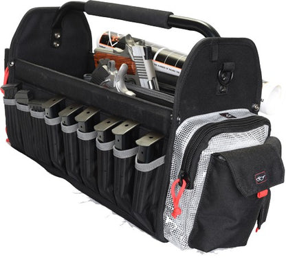 Gps Range Tote Bag Hold 6-ar - &8 Pistol Mags Plus 2 Guns Blk