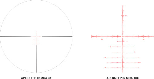 Athlon Scope Ares Etr 34mm - 3-18x50 Sf Ir Aplr6 Moa Ffp