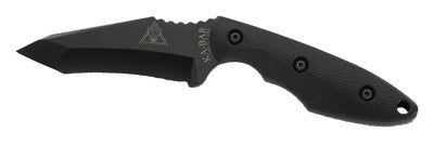 Ka-bar Tdi Hinderer Hell Fire - Knife 3.5625" W-sheath Black