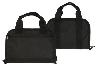 Toc Tactical Pistol Case - 11" Black W-magazine Pockets