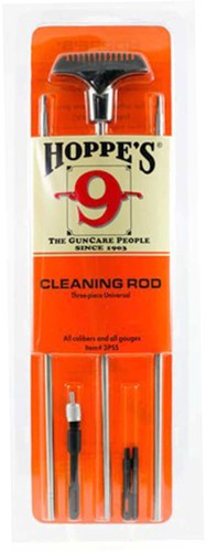 Hoppes S-s Cleaning Rod 3-pc - Rifles And Shotguns