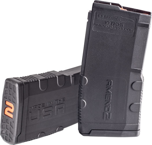 Amend2 Magazine 6.5 Grendal - 10 Rd Polymer Black