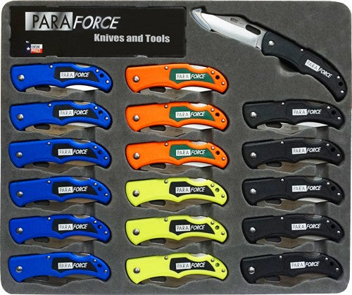 Accusharp Paraforce Lock Back - Knife Set 18 Knives Per Disply