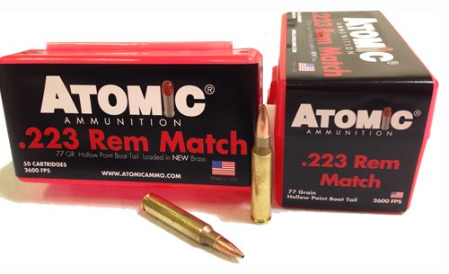 Atomic 223 Rem 77gr Match Bthp - 50rd 10bx-cs