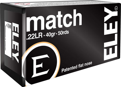 Eley Match 22lr 40gr Eps - 50rd 100bx-cs