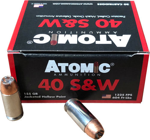 Atomic 40 Sw 155gr Bonded Jhp - 20rd 10bx-cs