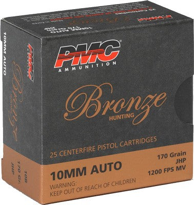 Pmc 10mm Auto 170gr Jhp - 25rd 20bx-cs