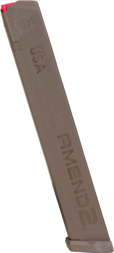 Amend2 Magazine Glock Double - Stack 9mm 34 Rd Polymer Fde