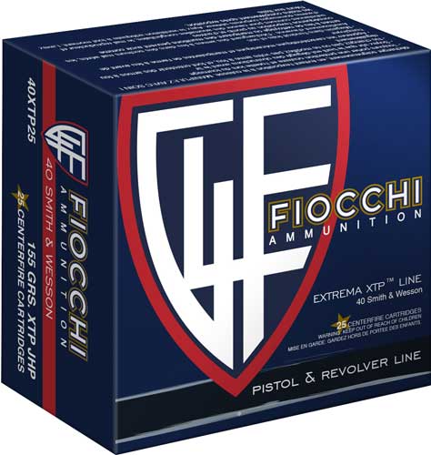 Fiocchi 40 Sw 155gr Xtp-hp - 25rd 20bx-cs