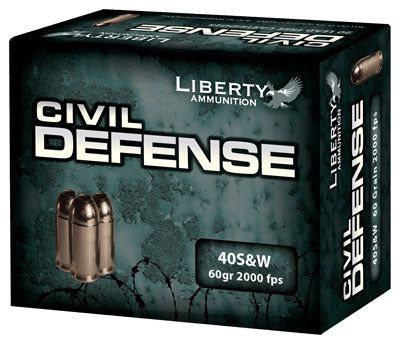 Liberty Civil Defense - 20rd 50bx-cs 40sw 60gr Hp