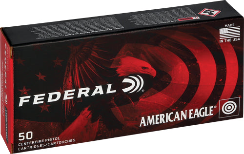 Federal Ae 380acp 95gr Fmj - 50rd 20bx-cs Rn