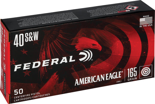 Federal Ae 40sw 165gr Fmj-tc - 50rd 20bx-cs