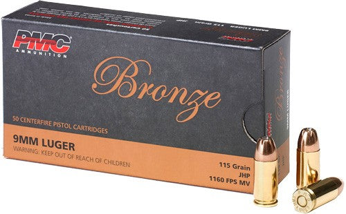 Pmc 9mm Luger 115gr Jhp - 50rd 20bx-cs