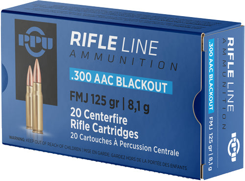 Ppu 300 Aac 125gr Fmj - 20rd 50bx-cs