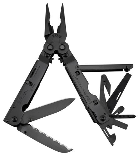 Sog Multi-tool Power Assist - Black Oxide W/sheath