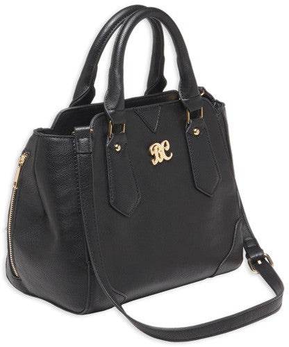 Bulldog Concealed Carry Purse - Satchel Black W-black Trim