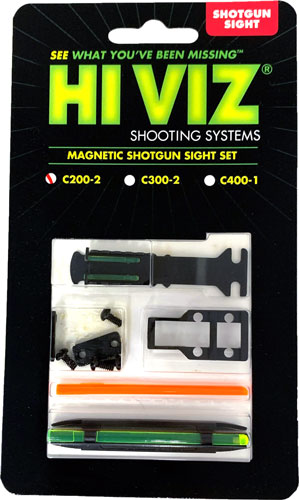 Hiviz Shotgun Deer-turkey Set - C-series 1-4" Vent Rib