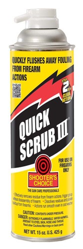 Shooters Choice Quickscrub Iii - Cleaner-degreaser Foam 15oz.