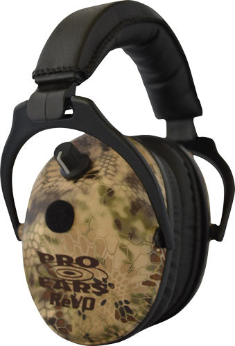 Pro Ears Revo Ear Muff - Electronic Kryptek Highlander