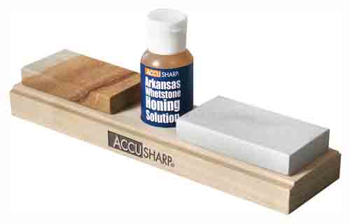 Accusharp Arkansas Whetstone - Combo Knife Sharpening Kit