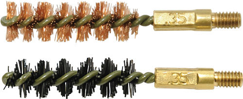 Otis Bore Brush .35 Cal 2-pk - 1-nylon 1-bronze 8-32 Thread