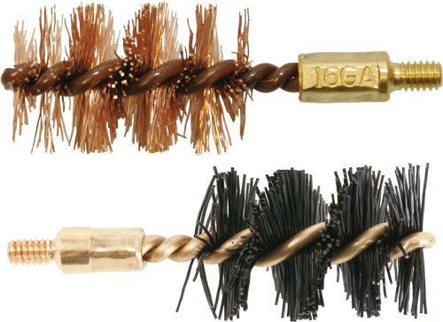 Otis Bore Brush .16 Ga 2-pack - 1-nylon 1-bronze 8-32mm Thread