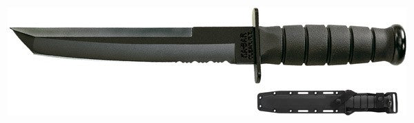 Ka-bar Tanto Knife - 8" W-plastic Sheath Black