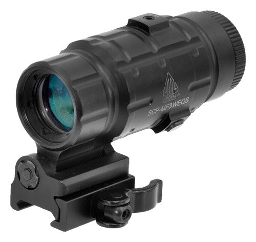 Utg 3x Magnifier Flip To Side - Qd Mount