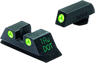 Meprolight Night Sight Fixed - Set Green-green For Most Glock