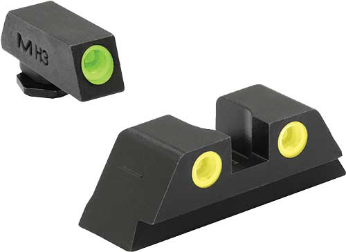 Meprolight Night Sight Fixed - Set Green-yellow Most Glocks