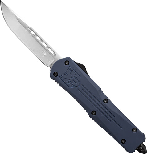 Cobratec Medium Fs3 Otf Nypd - Blue 3" D2 Drop Point