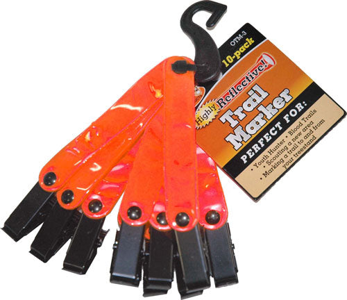 Hme Trail Markers Reflective - Orange 10pk